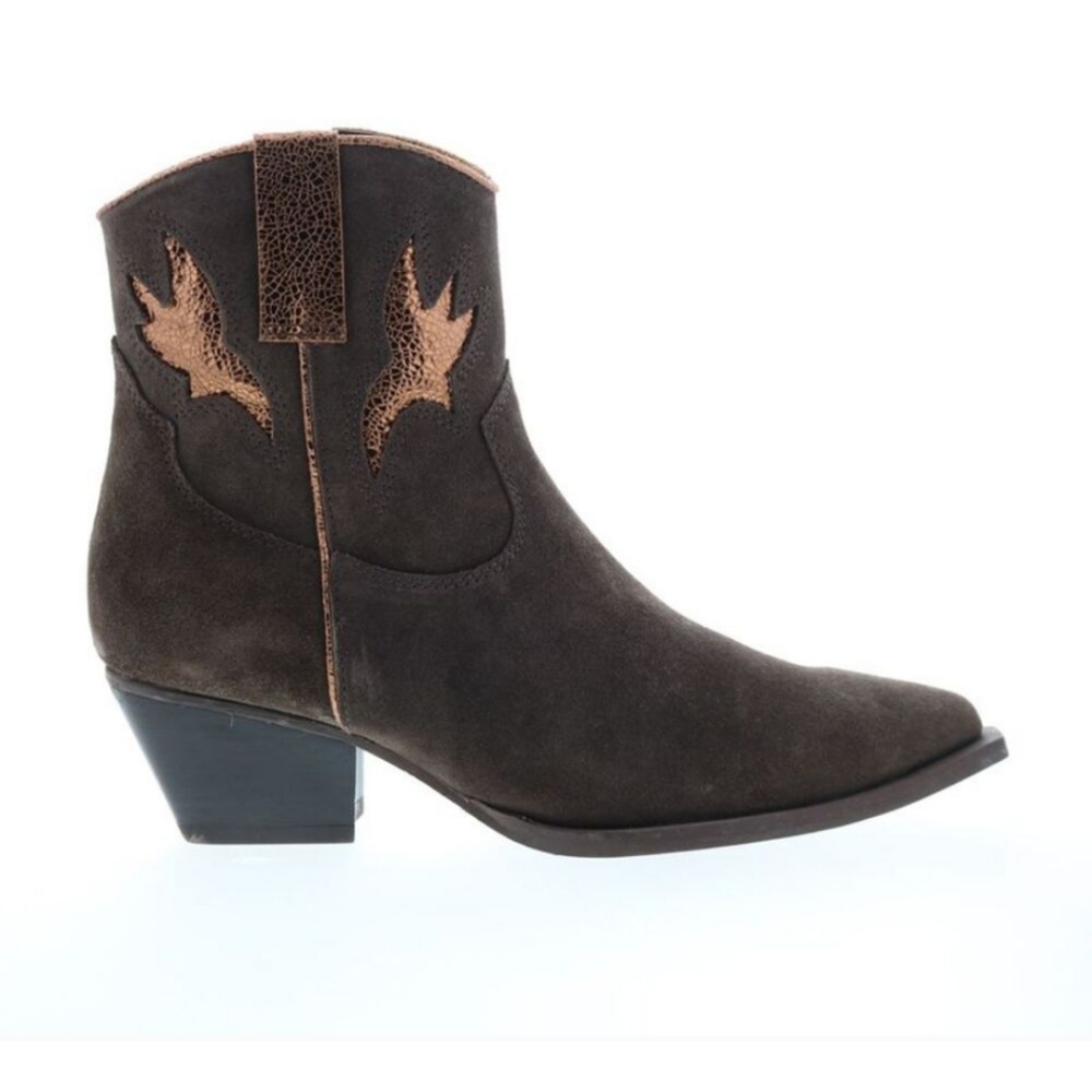 diba true booties moon water leather western new in box size 7